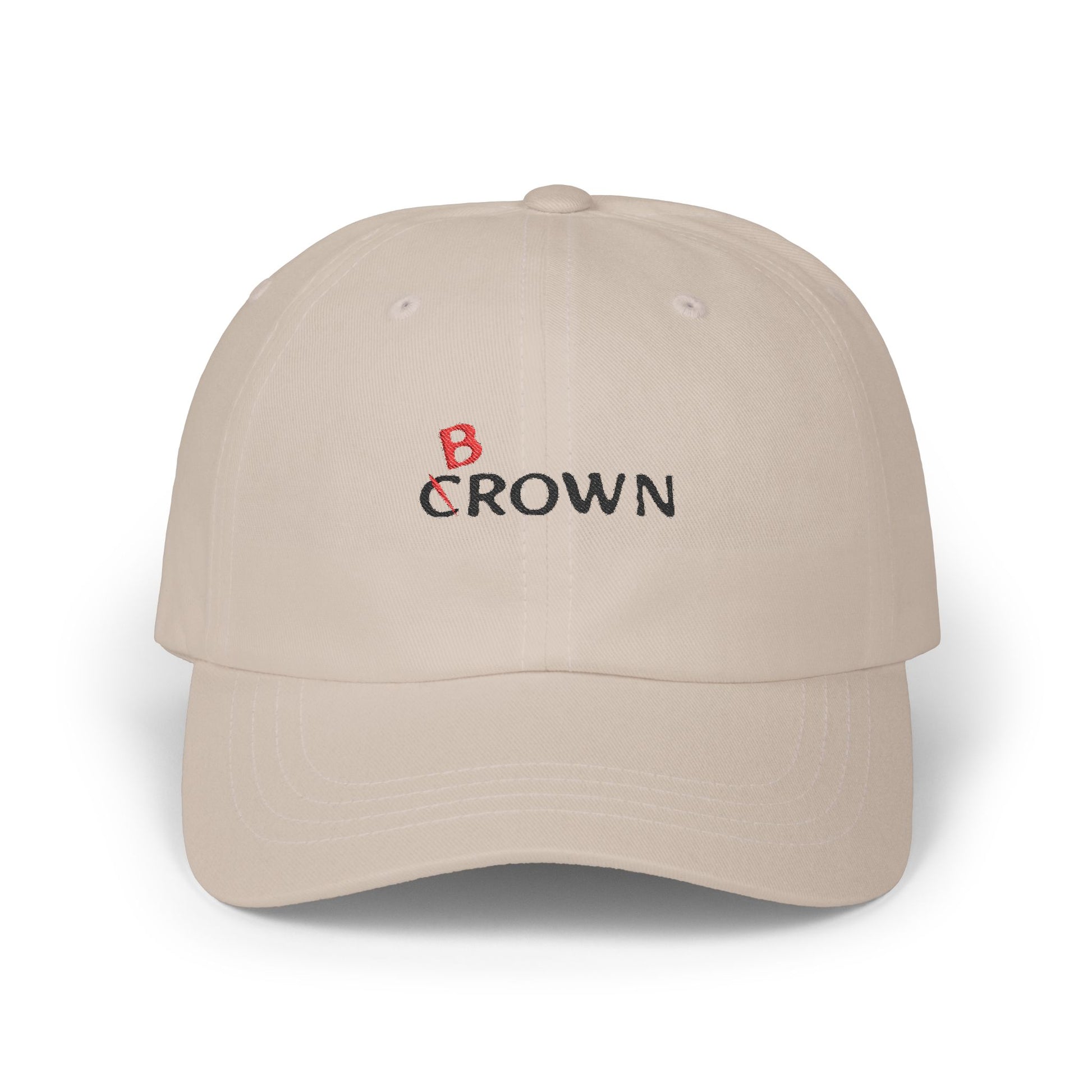 Abstract Red Flag Typography Classic Dad Cap - snazzymerch