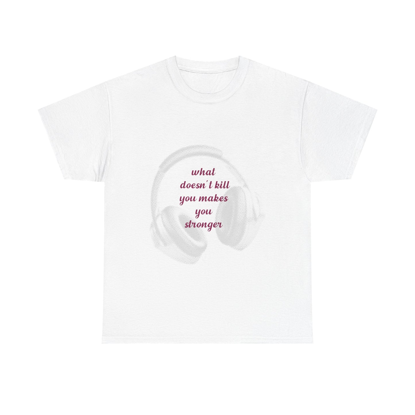 Stronger Soundwaves Unisex Heavy cotton tee Printify