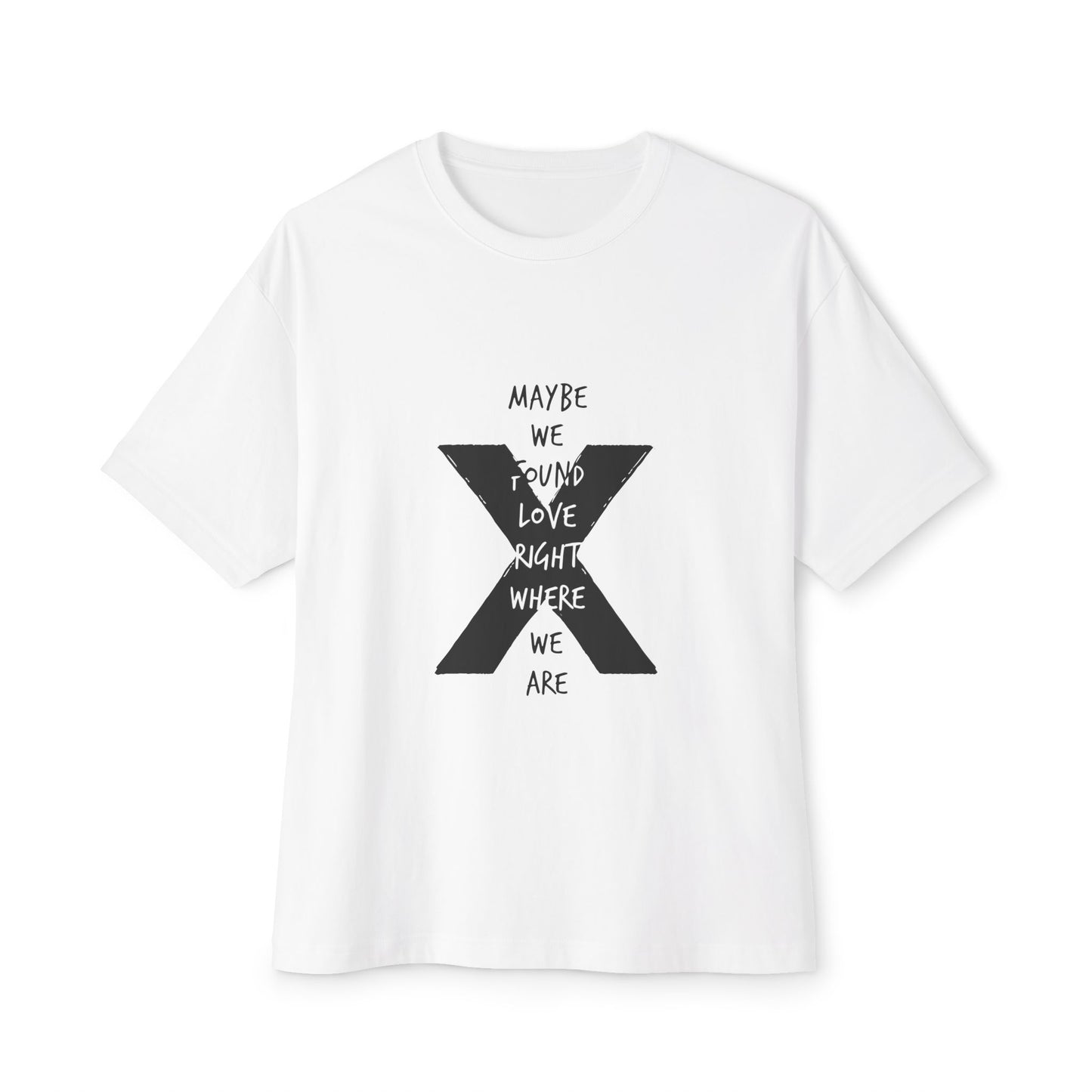 Abstract Paw and Brush Stroke Oversized Boxy Tee Printify