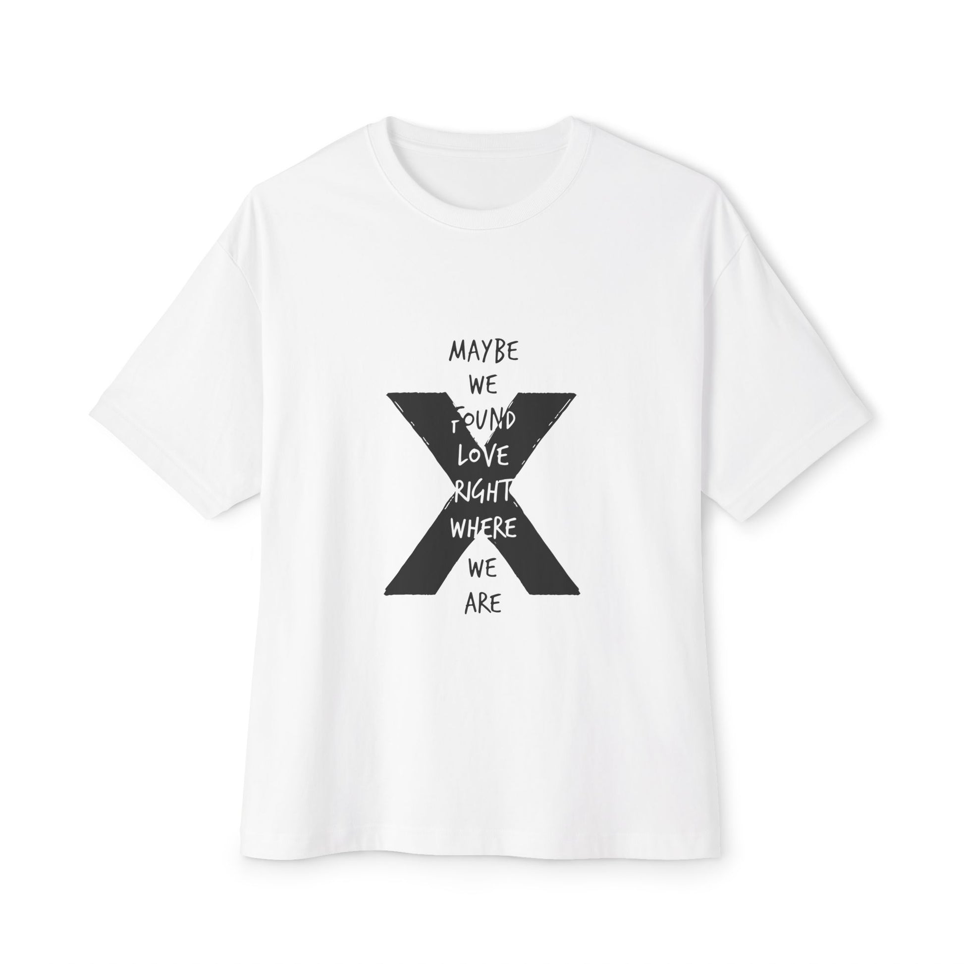 Abstract Paw and Brush Stroke Oversized Boxy Tee Printify