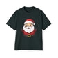 Cute Santa Claus Oversized Tee – Festive Christmas Cartoon T-Shirt Printify