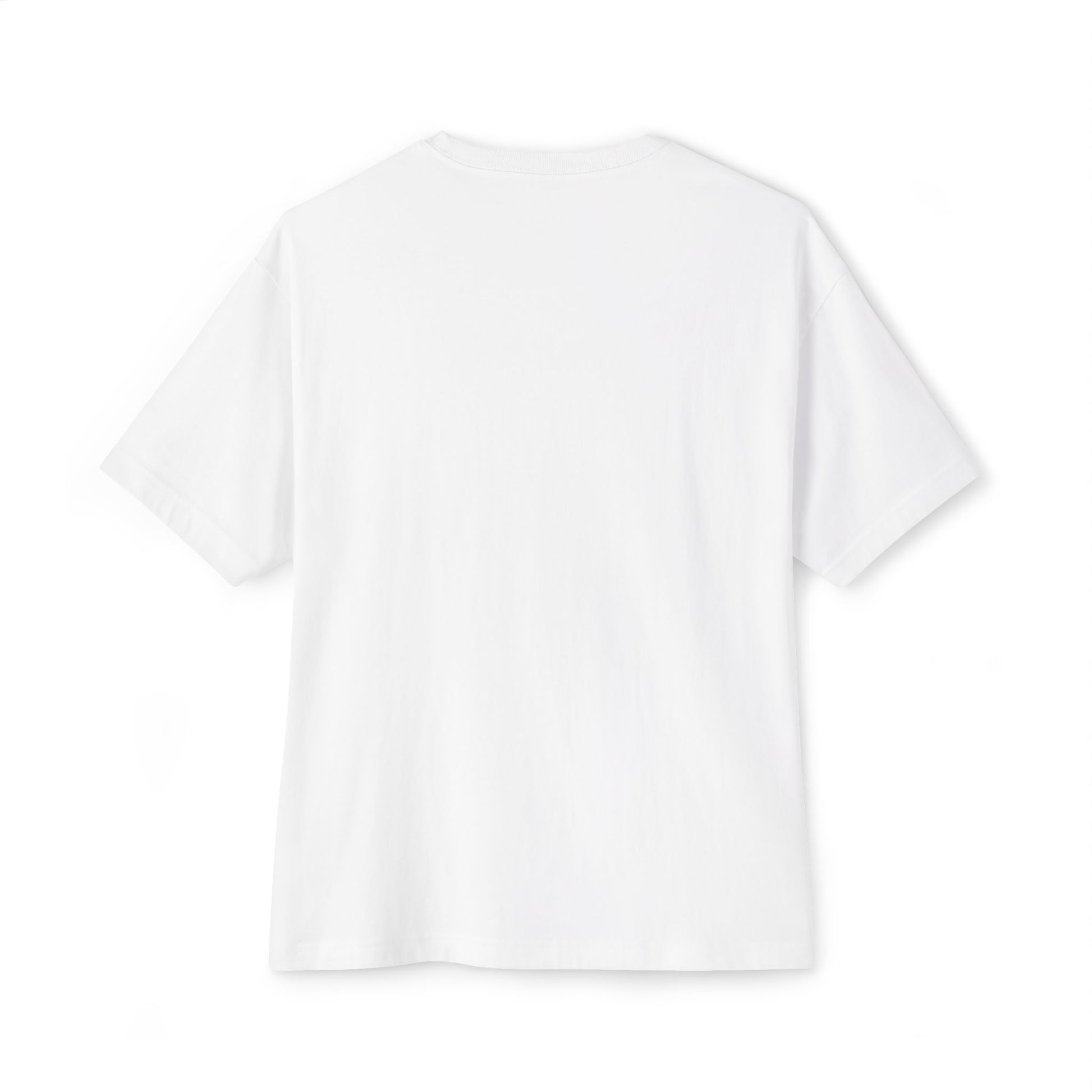 Handwritten Heart Doodle Oversized Boxy Tee Printify