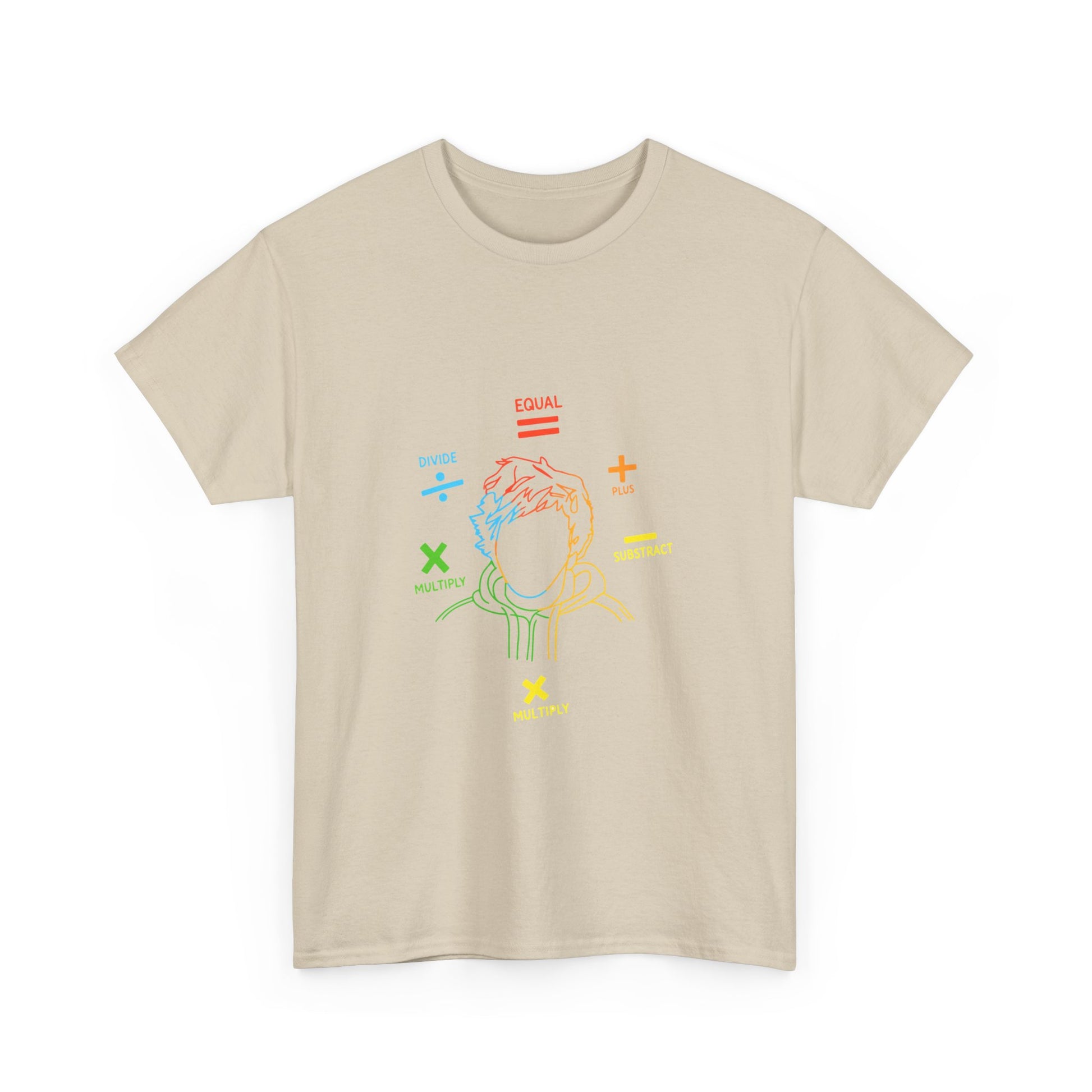 Minimalist Divide Symbol with Brush Unisex Heavy Cotton Tee Printify