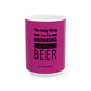 Pop Art Lips & Text Ceramic Mug, (11oz, 15oz) - snazzymerch