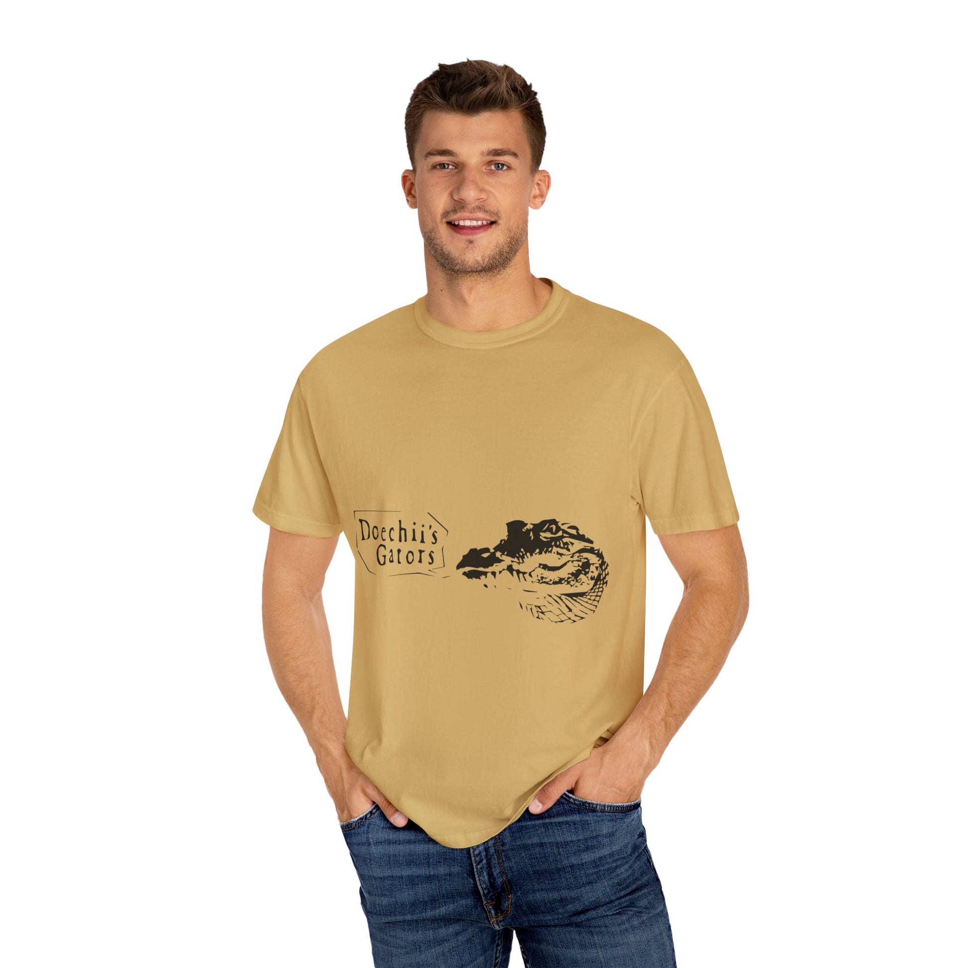 Text Graphic Unisex Garment-Dyed T-shirt - snazzymerch