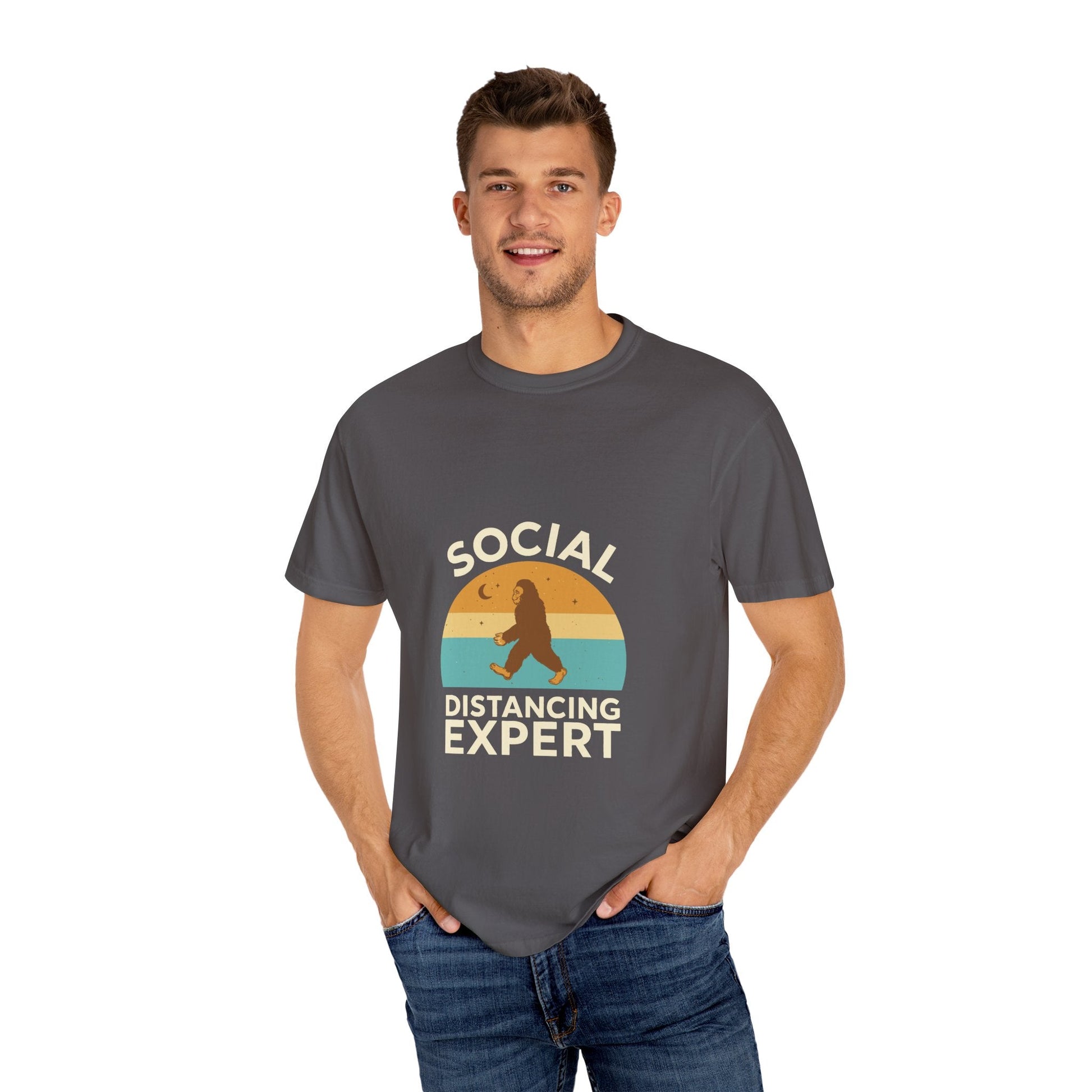 Dyed T-shirt – Snazzy Social Distance Edition Printify