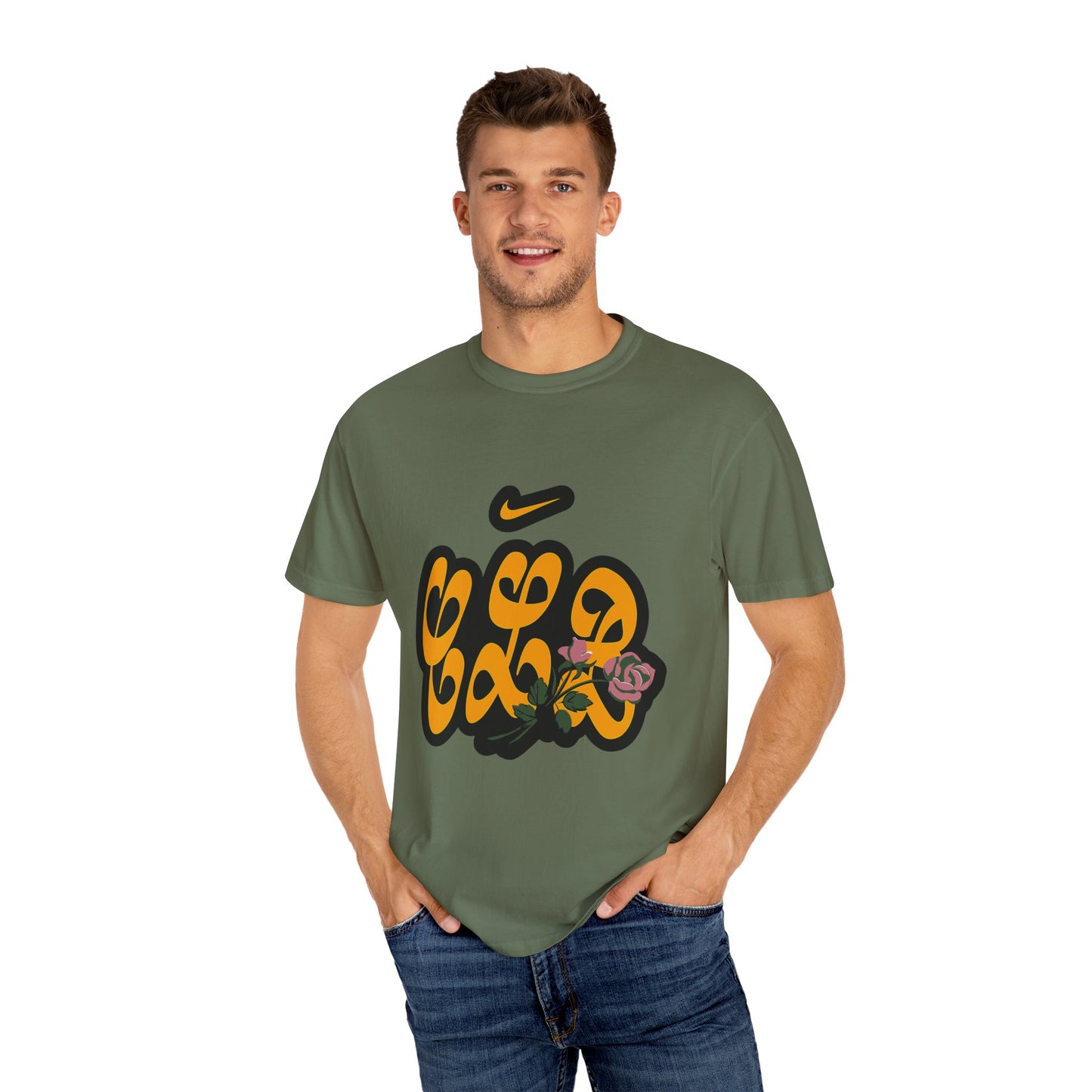 CLB Rose Bloom Dyed Tshirt Printify