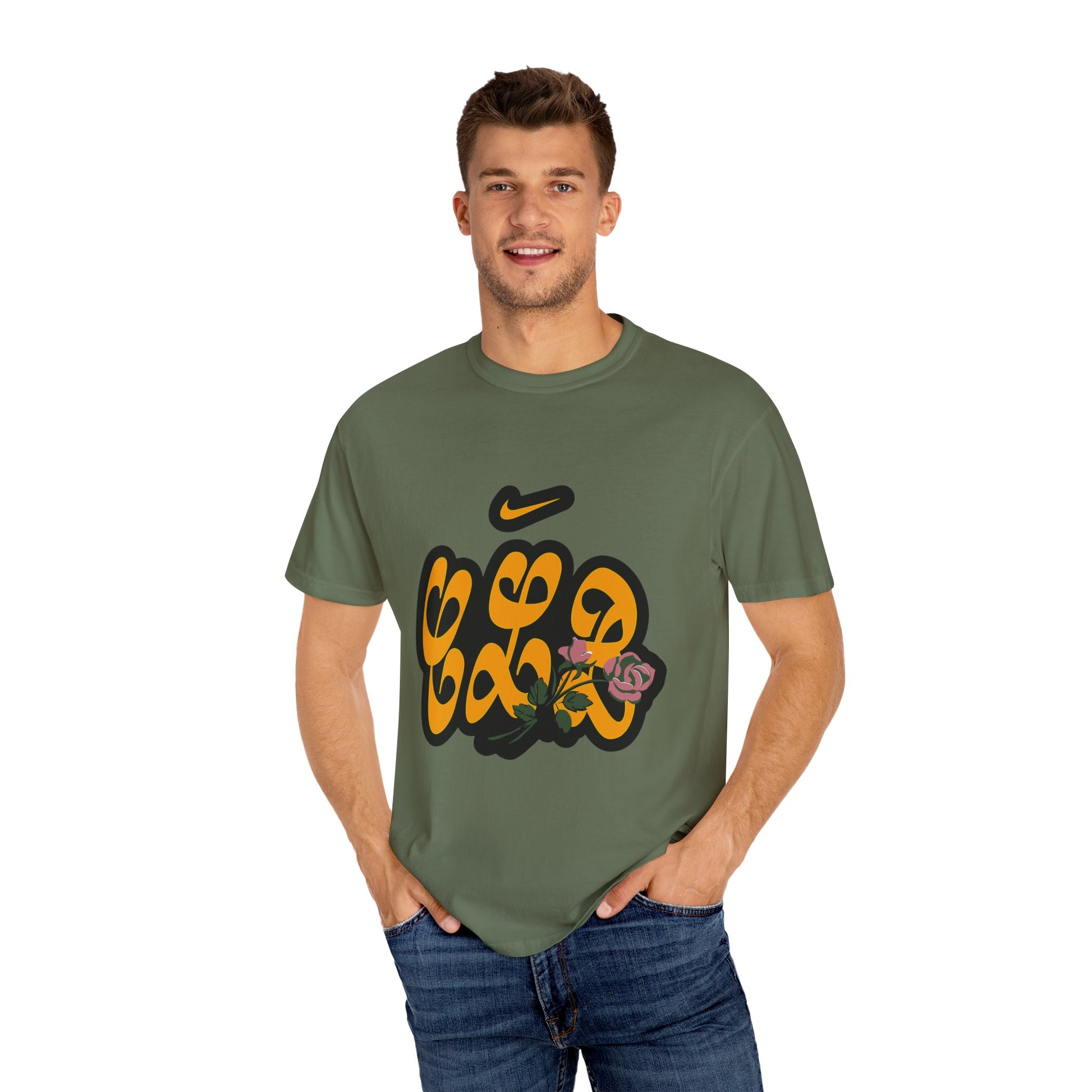 CLB Rose Bloom Dyed Tshirt Printify