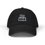 Retro Pink “Stay Weird” Typography Denim Hat (Embroidery) - snazzymerch