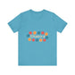 Retro Floral Groove Unisex jersey short sleeve tee Printify