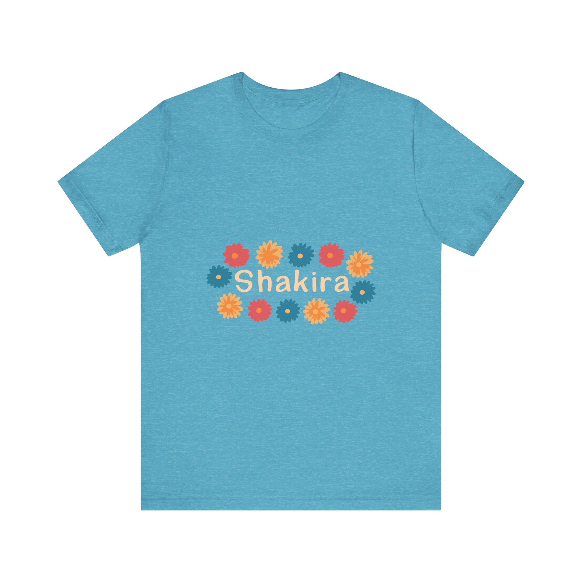Retro Floral Groove Unisex jersey short sleeve tee Printify