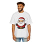Cute Santa Claus Oversized Tee – Festive Christmas Cartoon T-Shirt Printify
