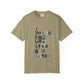 Billie Eilish Inspired Dyed T-shirt – Mixed Message Collage Edition Printify