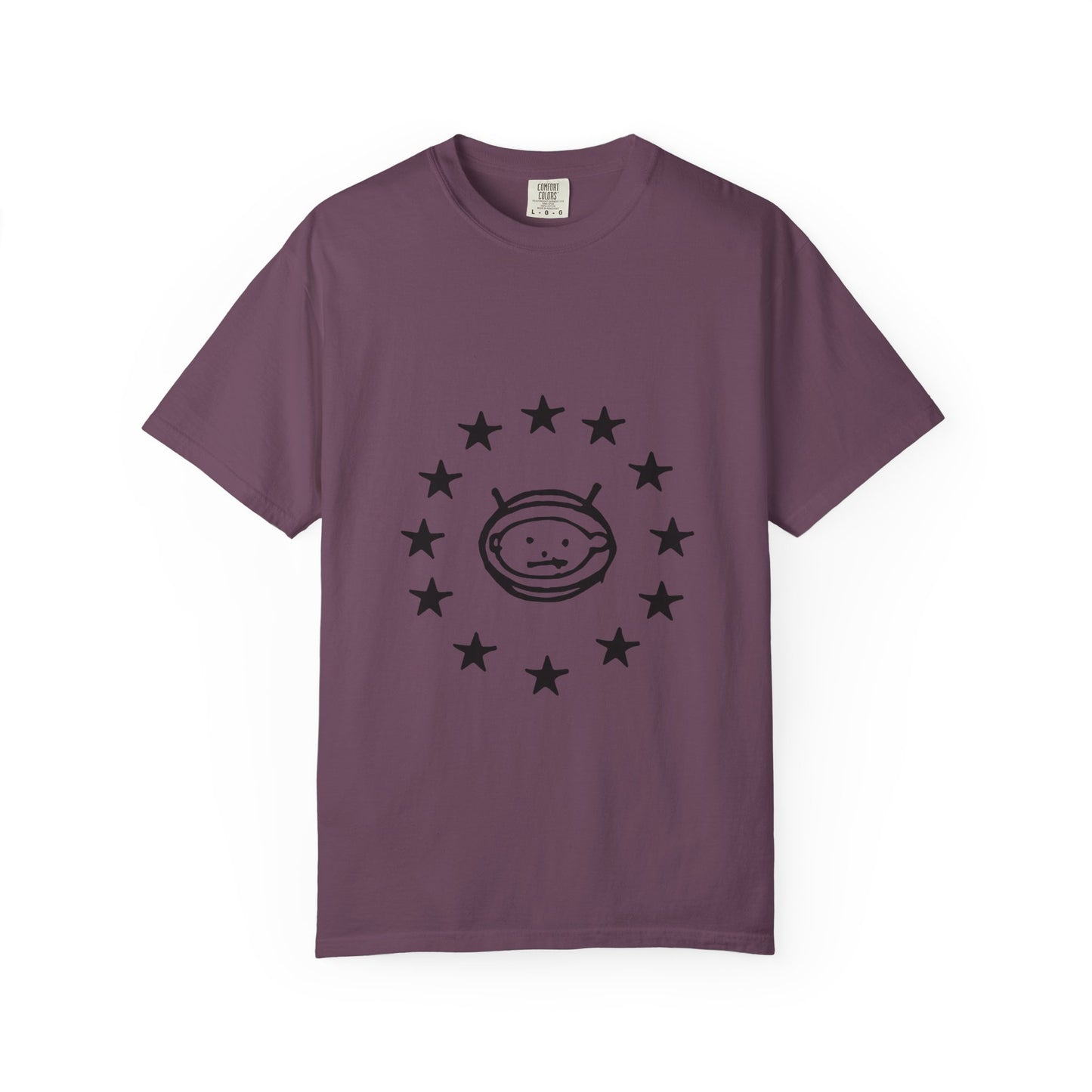 Electric Guitar Silhouette Unisex Garment-Dyed T-shirt - snazzymerch