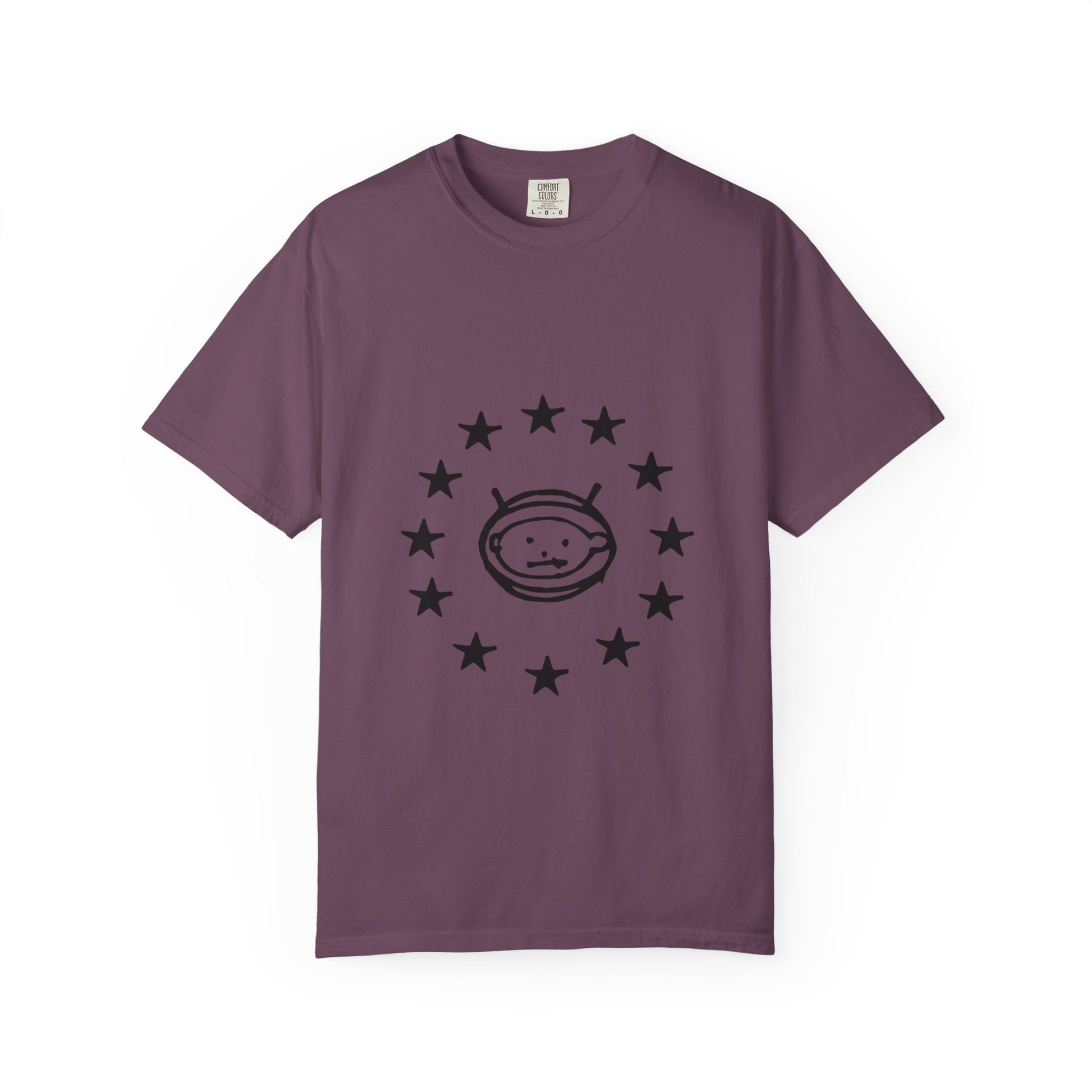 Electric Guitar Silhouette Unisex Garment-Dyed T-shirt - snazzymerch