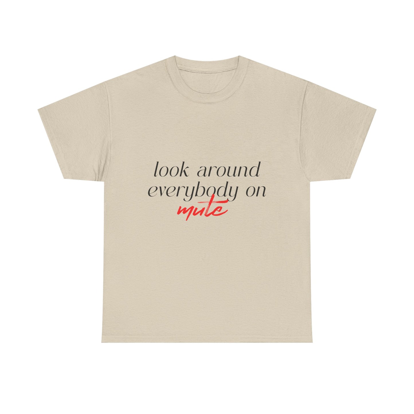Muted World Unisex Heavy Cotton Tee - snazzymerch