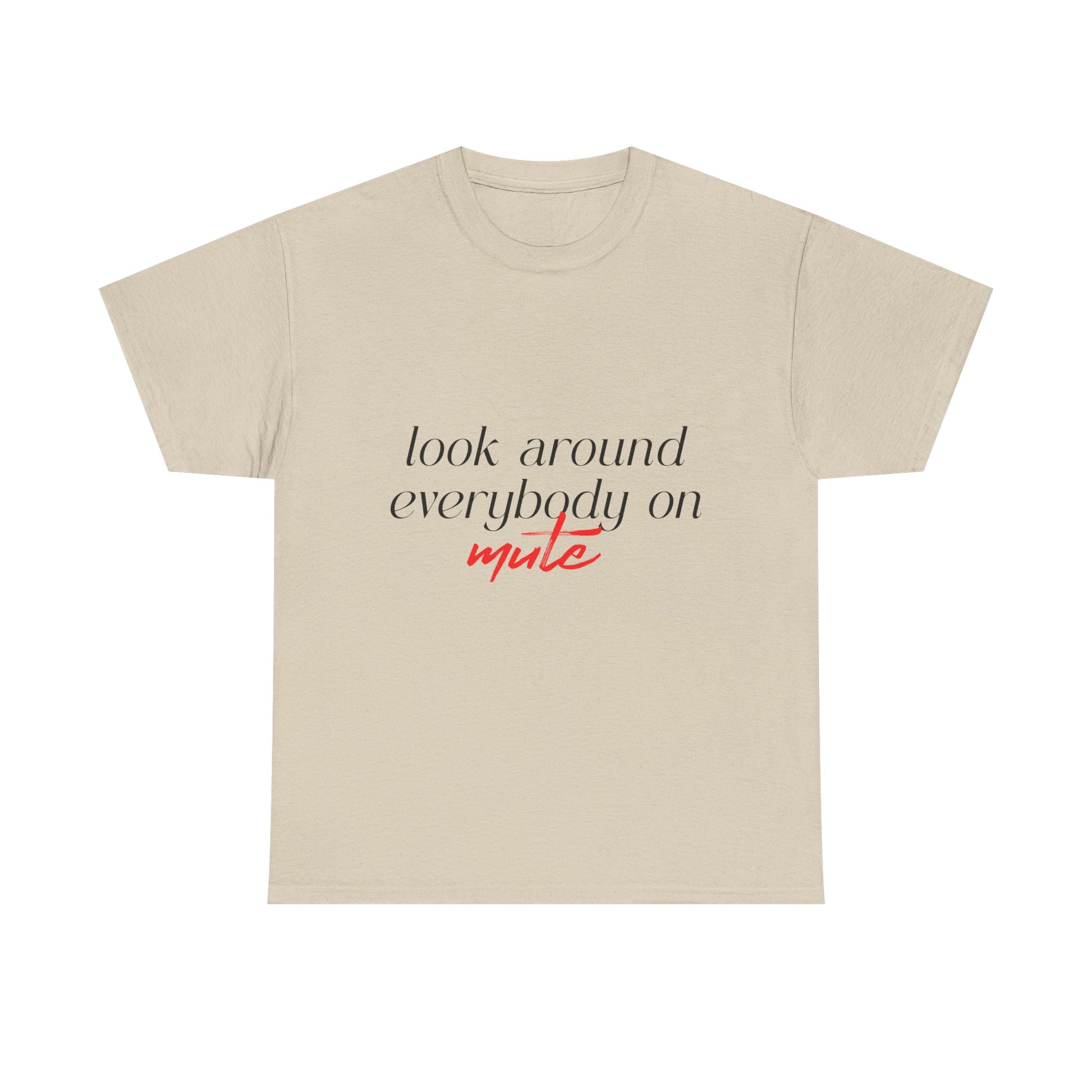 Muted World Unisex Heavy Cotton Tee - snazzymerch