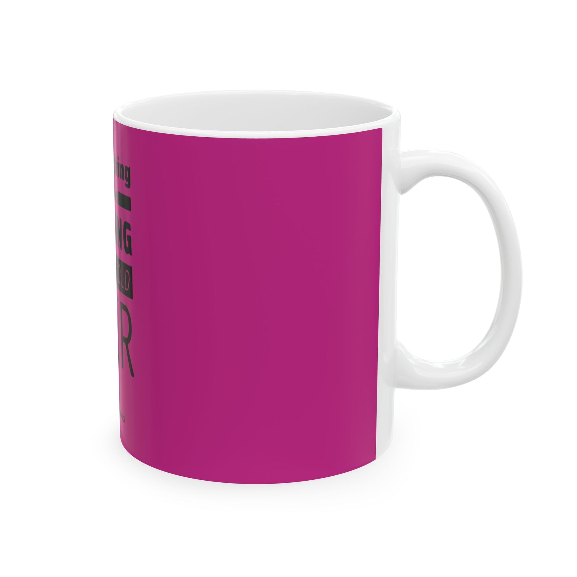 Pop Art Lips & Text Ceramic Mug, (11oz, 15oz) - snazzymerch