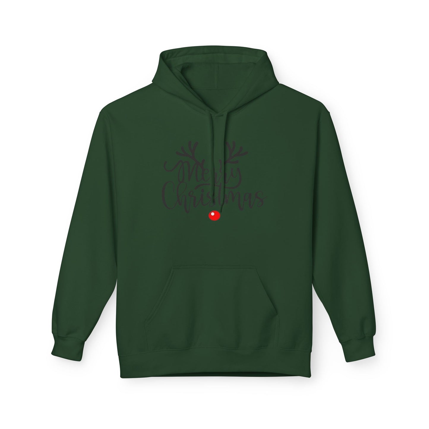 Merry Christmas Reindeer Hoodie – Holiday Edition Printify