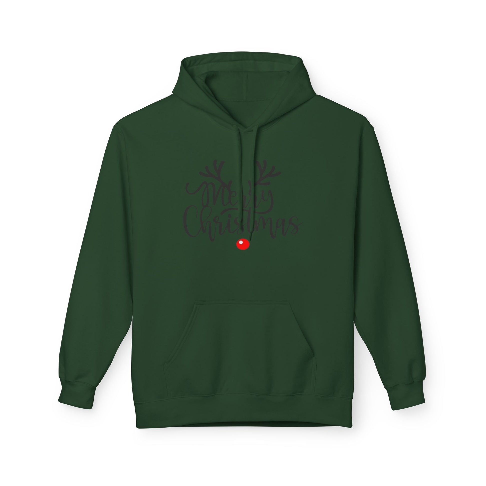 Merry Christmas Reindeer Hoodie – Holiday Edition Printify