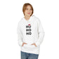 HO HO HO Christmas Typography Hoodie – Holiday Edition Printify