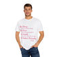 Beautiful Script Unisex Garment-Dyed T-shirt - snazzymerch