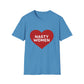 Nasty Women Heart - Unisex Softstyle T-shirt Printify