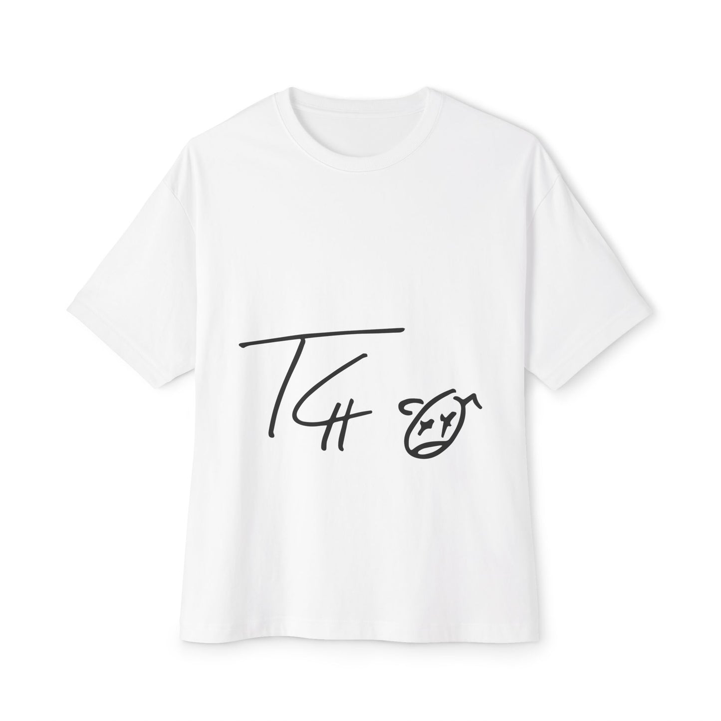 Lunar Echo Unisex Oversized Boxy Tee - snazzymerch