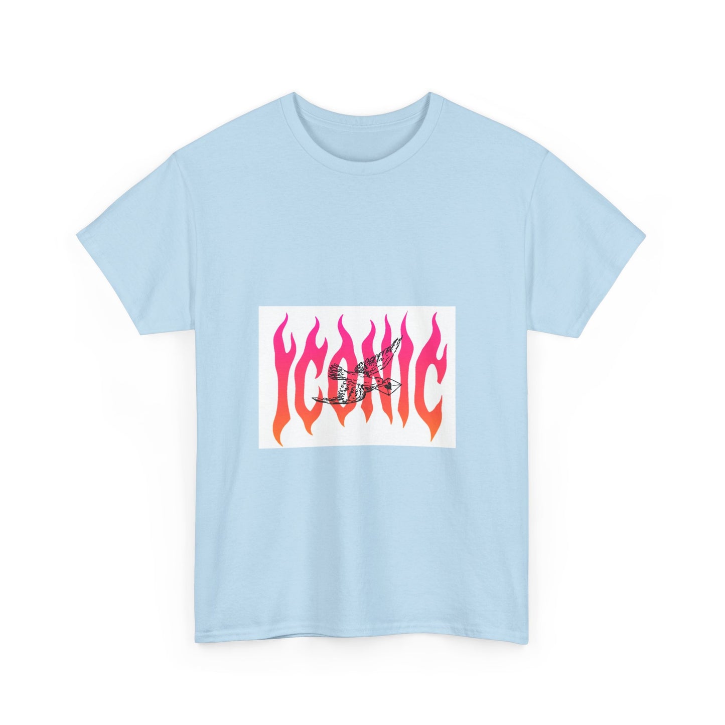 Flame Flight Iconic Unisex Heavy cotton tee Printify