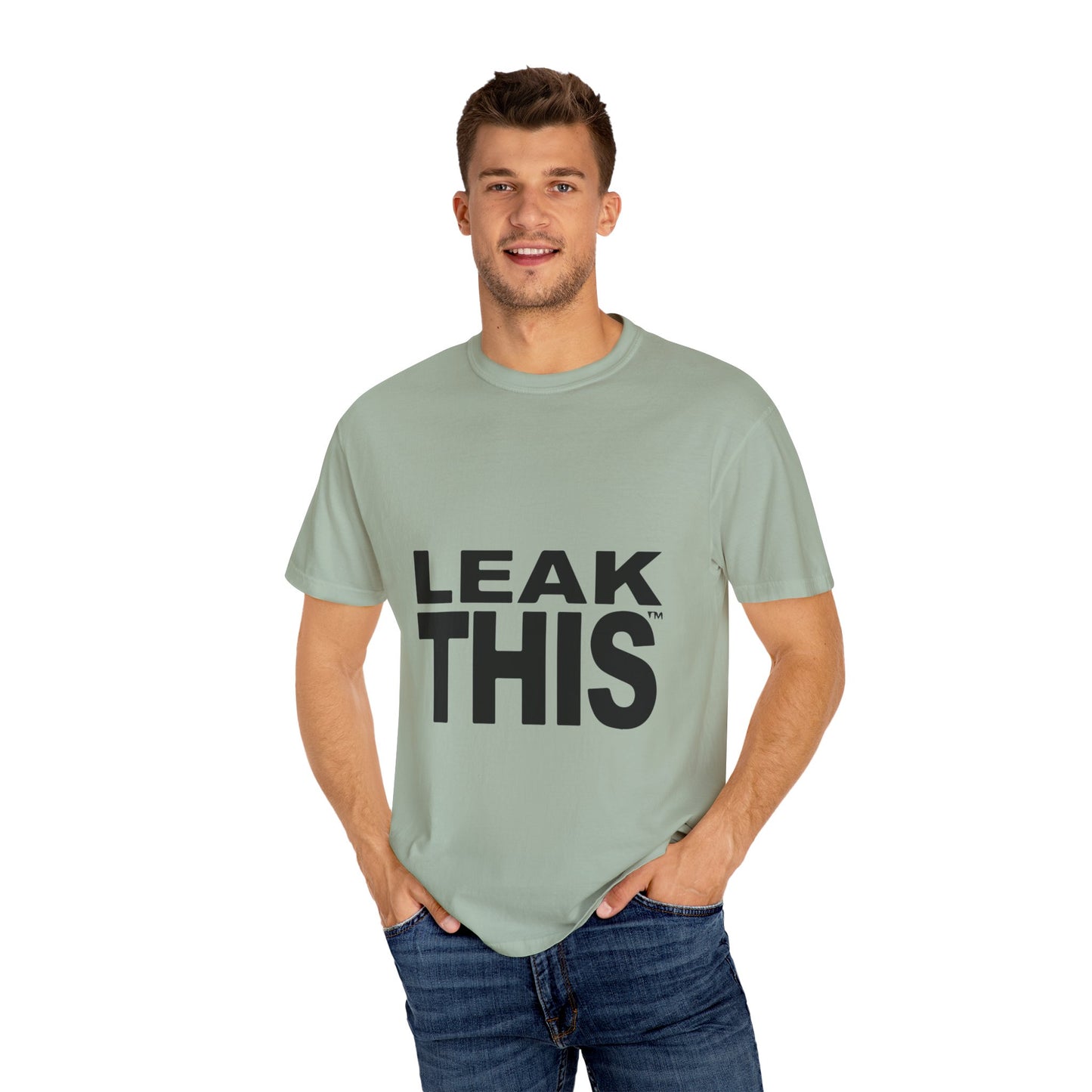 Bold Lettering Unisex Garment-Dyed T-shirt - snazzymerch