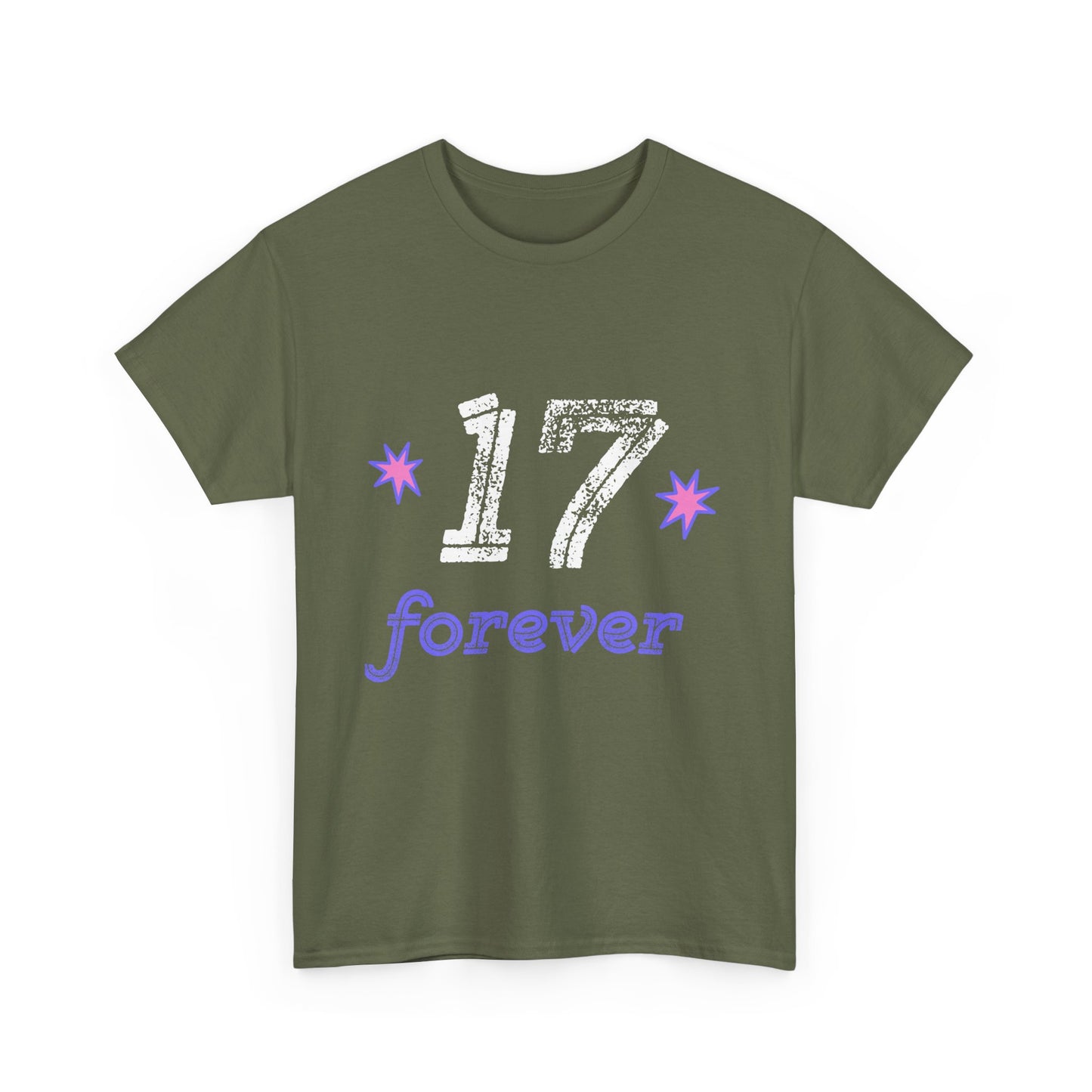 17 Forever Unisex Heavy Cotton Tee - snazzymerch