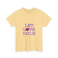 Let Love Rule (Remix) Unisex Heavy cotton tee Printify