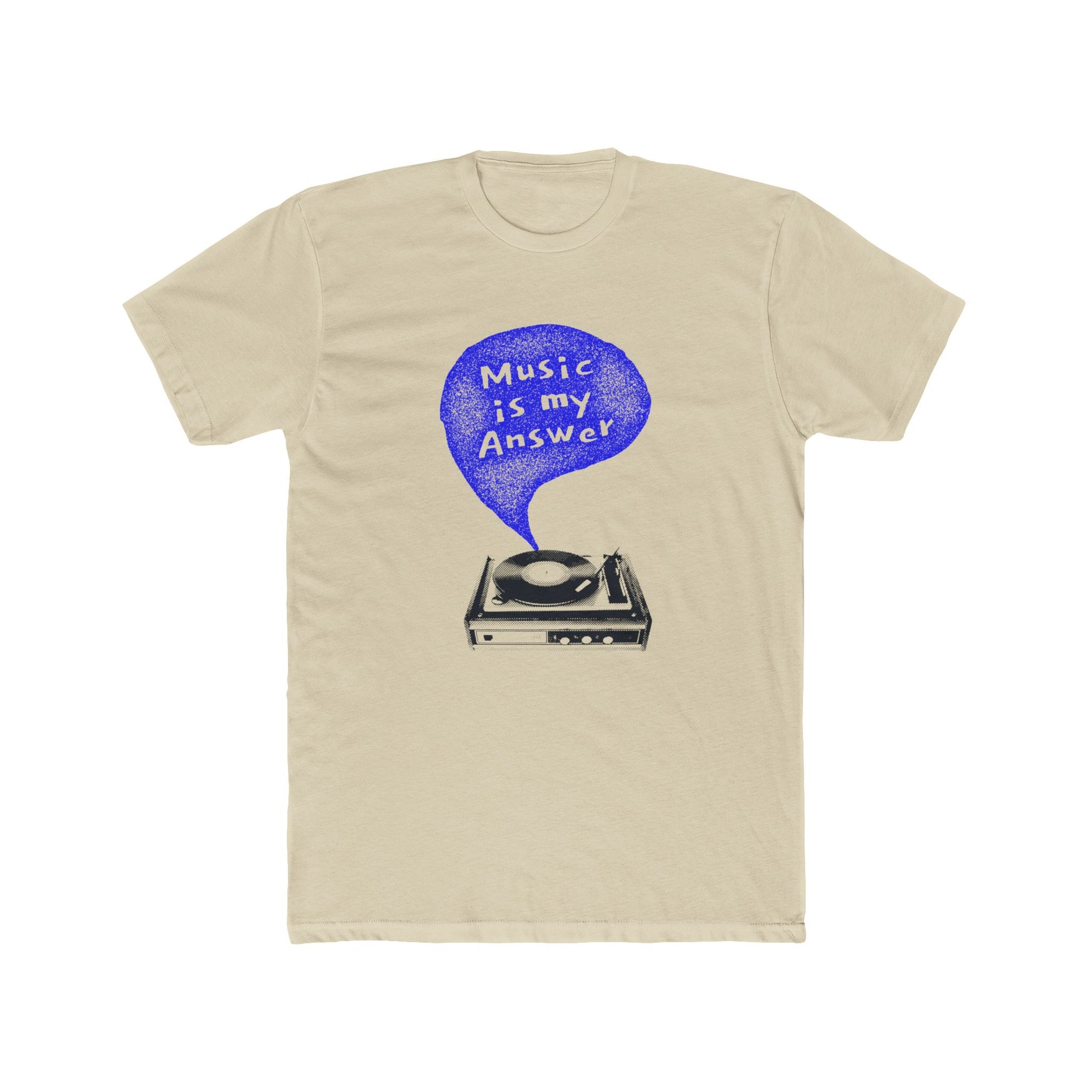 Music Is My Answer Unisex Cotton Tee - snazzymerch