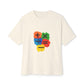 Copy of Copy of Copy of  Orange Divide Symbol Oversized Boxy Tee Printify