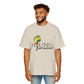 Sky Journey Balloon Men's Heavy Oversized Tee - snazzymerch