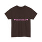 Pink Heart Bold Letter Unisex Heavy Cotton Tee - snazzymerch