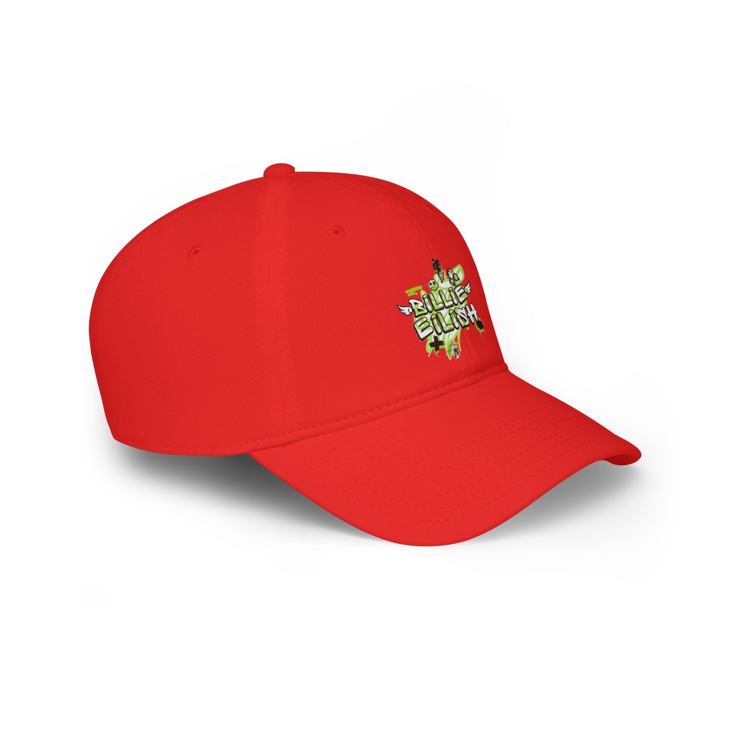 Billie Eilish Inspired Baseball Cap – Grunge Angel Graffiti Edition Printify