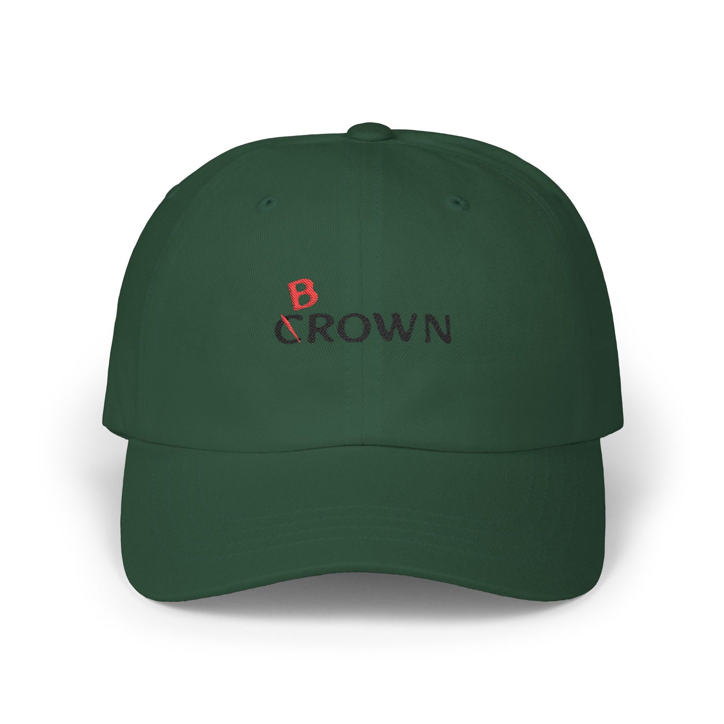 Abstract Red Flag Typography Classic Dad Cap - snazzymerch