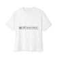 Plain Minimal Black Unisex Oversized Boxy Tee - snazzymerch
