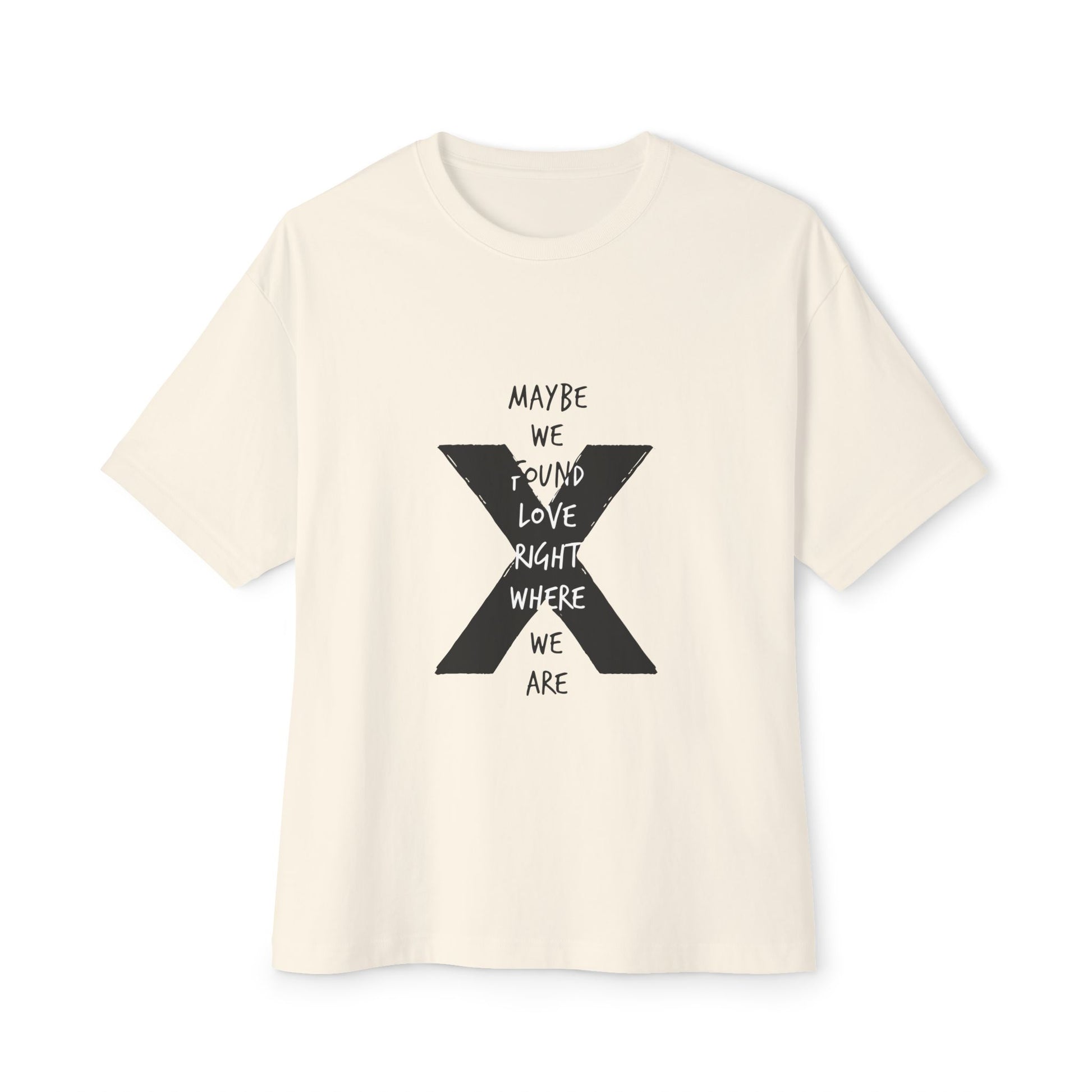 Abstract Paw and Brush Stroke Oversized Boxy Tee Printify