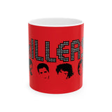 Diamond Dot Retro Ceramic Mug, (11oz, 15oz) - snazzymerch