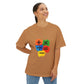 Copy of Copy of Copy of  Orange Divide Symbol Oversized Boxy Tee Printify