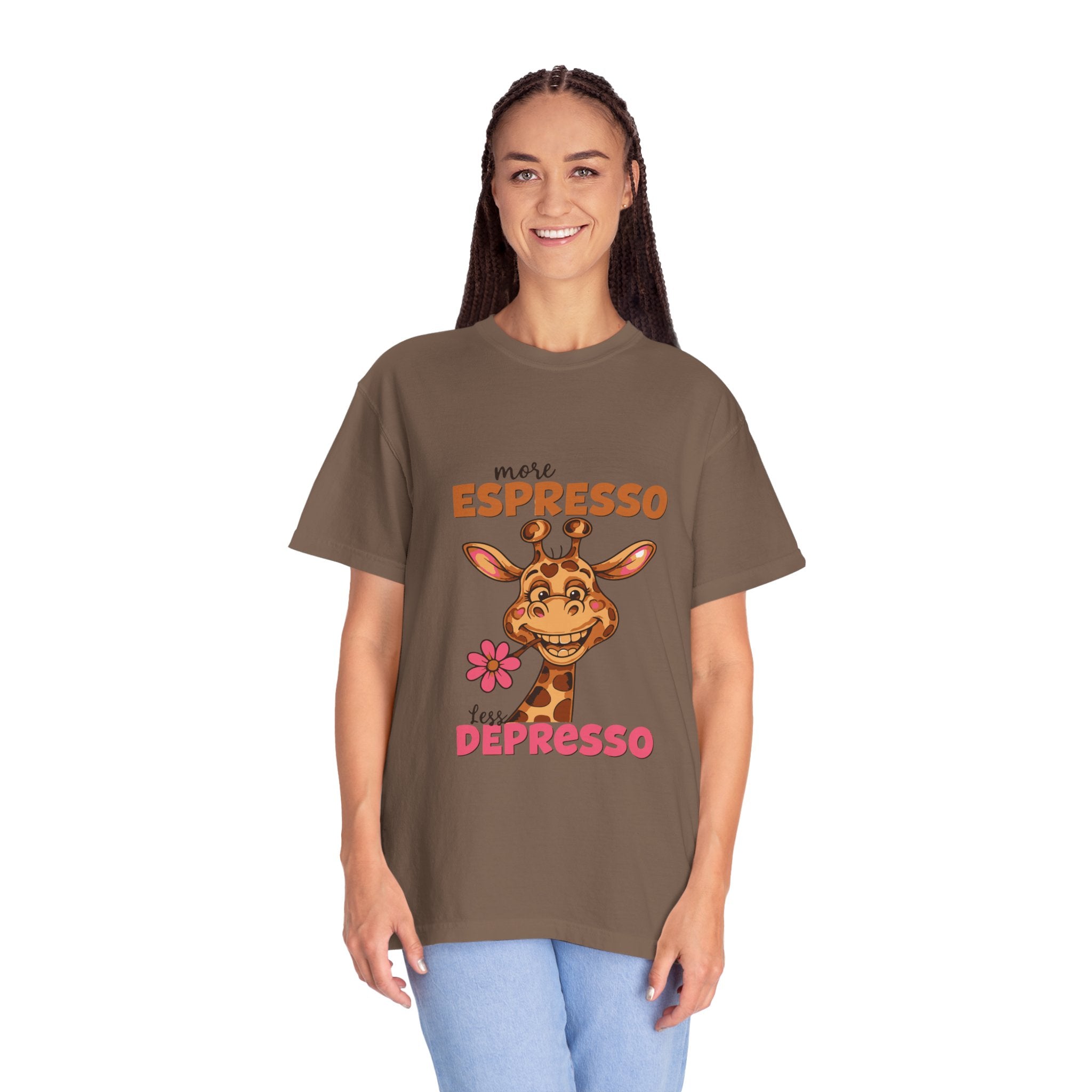 Snazzy Espresso Dyed T-Shirt | Vintage Comfort – snazzymerch