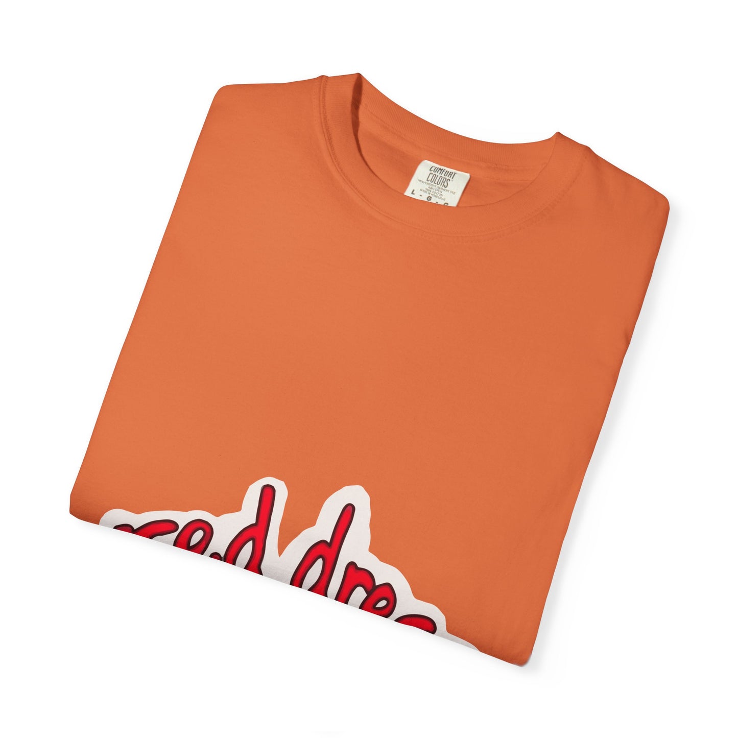 Red Dress Aesthetic Unisex Garment-Dyed T-shirt - snazzymerch