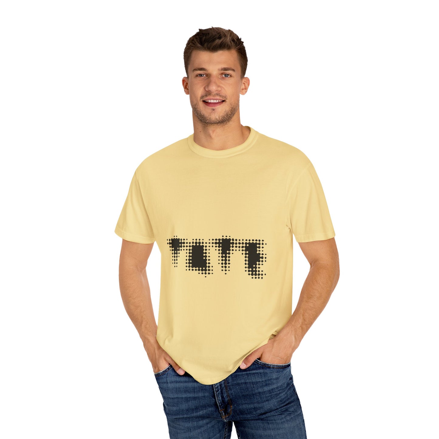 Outline Varsity Unisex Garment-Dyed T-shirt - snazzymerch