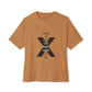 Abstract Paw and Brush Stroke Oversized Boxy Tee Printify
