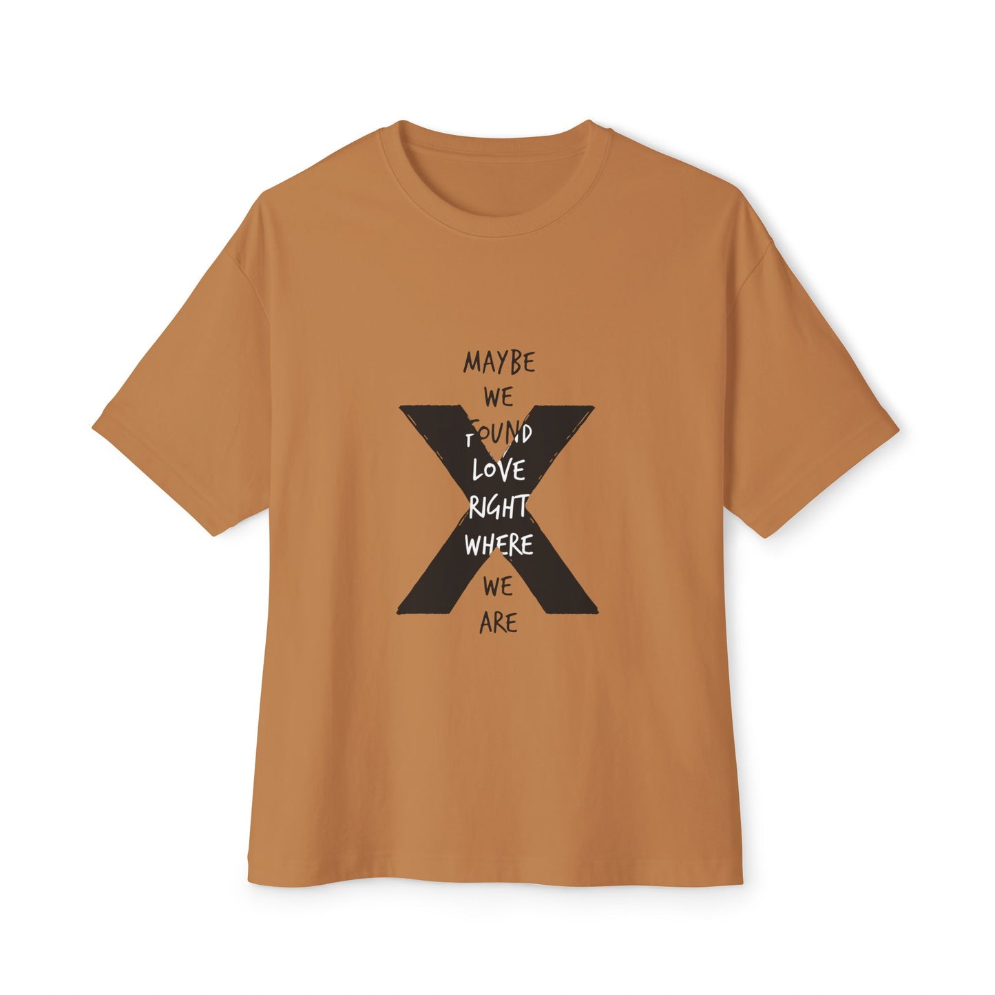 Abstract Paw and Brush Stroke Oversized Boxy Tee Printify
