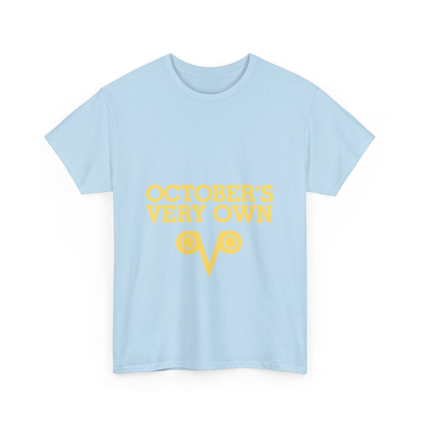 October’s Very Own Bold Logo Heavy Cotton Tee Printify