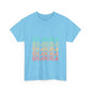 Retro Pop Lines Unisex Heavy cotton tee Printify