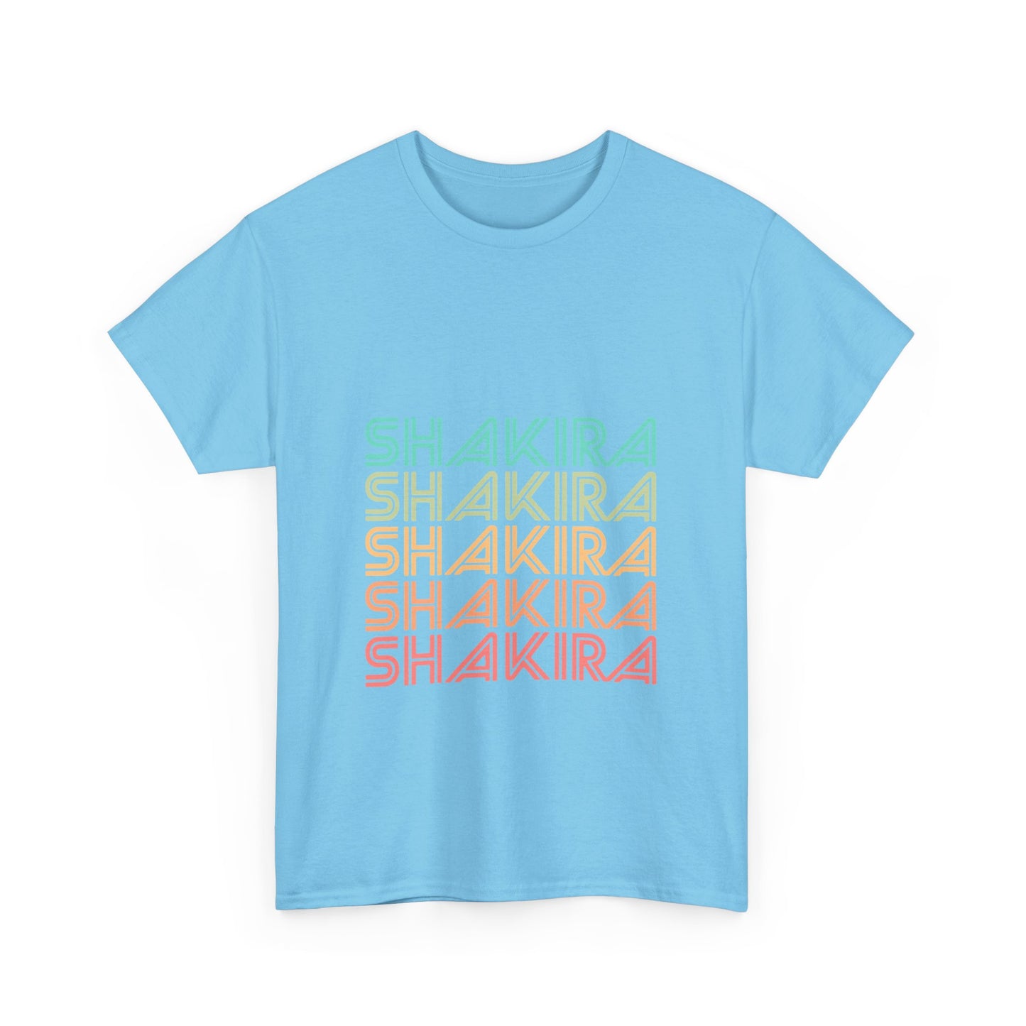 Retro Pop Lines Unisex Heavy cotton tee Printify